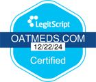 Badge representing the LegitScript certification